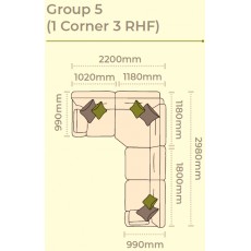 Alstons Aalto Corner Group 5 (1 Corner 3 RHF)