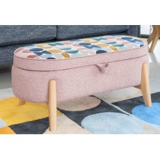 Alstons SoFo Oval Legged Ottoman