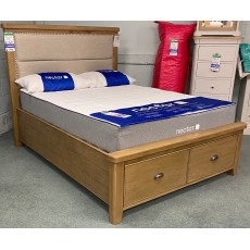Clearance - Kettle Holyhead 4'6" (135cm) Double Bedstead with Storage Drawers