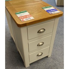 Clearance - Classic Portbury Bedside Chest in Pebble (Pair)