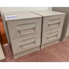 Clearance - Welcome Yoxter 2 Drawer Locker in Kashmere Ash (Pair)