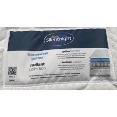 Clearance - Silentnight 4'6' (135cm) Honeydew Geltex Double Mattress