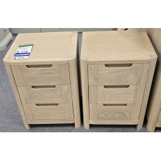 Clearance - TCH Lundin 3 Drawer Bedside Pair