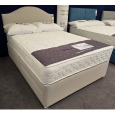 Clearance - Relyon Radiance Comfort 1000 4'6" (135cm) Double 2 Drawer Divan Set + Headboard