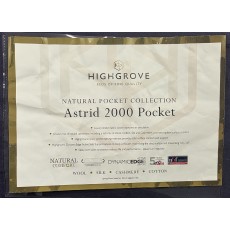 Clearance - Highgrove Astrid 2000 135cm 4'6" Mattress Only
