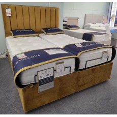 Clearance - Highgrove Ergomatic 150cm King Adjustable Bed + HB