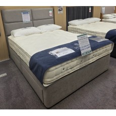 Clearance - Hypnos Cotton Deluxe 150cm King 2+2 Drawer Firm Edge Divan Set + HB