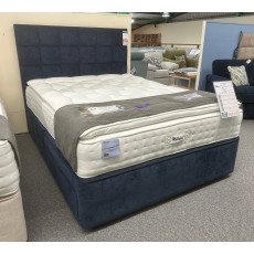 Clearance - Relyon Ullswater Silk 2900 5'0" (150cm) Kingsize 2 Drw F/E Divan + Consort Headboard