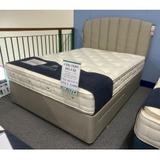 Clearance - Hypnos Chiltern Delxue 5'0" (150cm) Kingsize 2 Drw F/E Divan Set + Beatrice Headboard