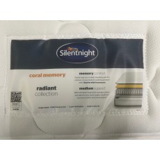 Clearance - Silentnight Coral Memory 150cm Kingsize Mattress Only