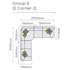 Alstons Memphis Corner Group 6 (2 Corner 2)