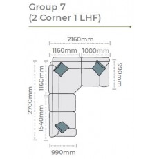 Alstons Memphis Corner Group 7 (2 Corner 1 LHF)