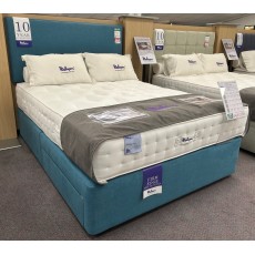 Clearance - Relyon Coniston 2200 5'0' (150cm) 2 Drawer Divan Set PLUS Modern Headboard