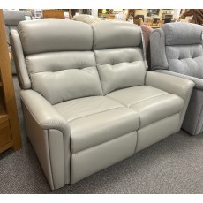 Clearance - Sherborne Roma 2 Seater Fixed Sofa in Leather Clearance - Sherborne Roma 2 Seater Fixed Sofa in Leather