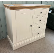 Clearance - Hill & Hunter New England 1 Door 4 Drawer High Sideboard Clearance - Hill & Hunter New England 1 Door 4 Drawer High Sideboard