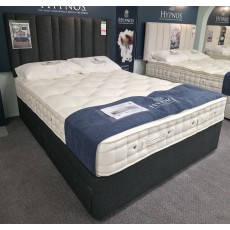 Clearance - Hypnos Cotton Luxury 5'0" (150cm) Kingsize 4 Drawer Divan Set + Headboard