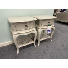 Clearance - Willis Gambier Etienne 1 Drawer Bedside (Pair)