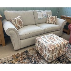Clearance - Alstons Lancaster 3 Seater Sofa & Storage Footstool Clearance - Alstons Lancaster 3 Seater Sofa & Storage Footstool