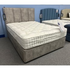 Clearance - Hypnos Holywell 5'0" (150cm) Kingsize 2 Drw F/E Divan Set + Francesca Headboard