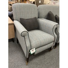 Clearance - Tetrad Bowmore Compact 2 Seater Sofa & Armchair in Harris Tweed with Leather Piping Clearance - Tetrad Bowmore Compact 2 Seater Sofa & Armchair in Harris Tweed with Leather Piping