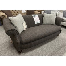 Clearance - Tetrad Bowmore Midi 2 Seater Sofa in Harris Tweed with Leather Piping Clearance - Tetrad Bowmore Midi 2 Seater Sofa in Harris Tweed with Leather Piping