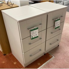 Clearance - Welcome Yoxter 3 Drawer Locker in Kashmir (Pair)