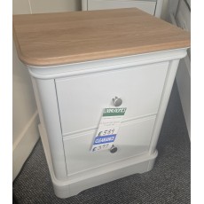 Clearance - Hill & Hunter Chartwell Wide 2 Drawer Bedside