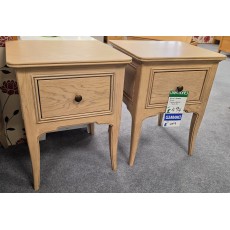 Clearance - Willis Gambier Toulon 1 Drawer Bedsides (PAIR) Clearance - Willis Gambier Toulon 1 Drawer Bedsides (PAIR)