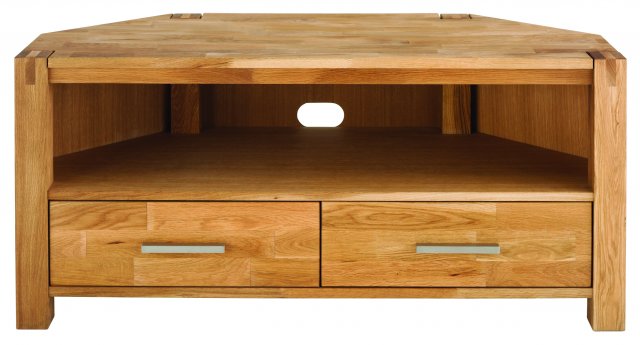 Regis Oak Corner TV Unit