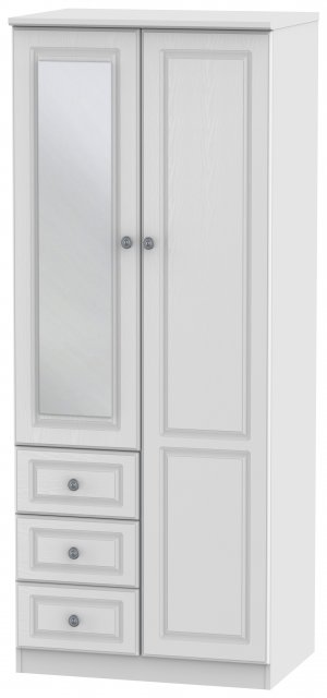 Welcome Bude 2ft 6in Combi Wardrobe