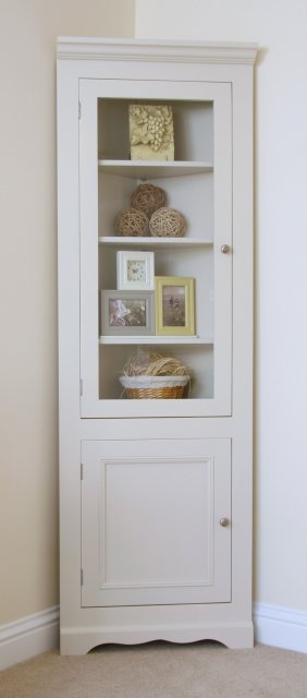 Andrena Barley Glazed Top Corner Cabinet