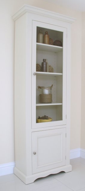 Andrena Barley Narrow Glazed Bookcase