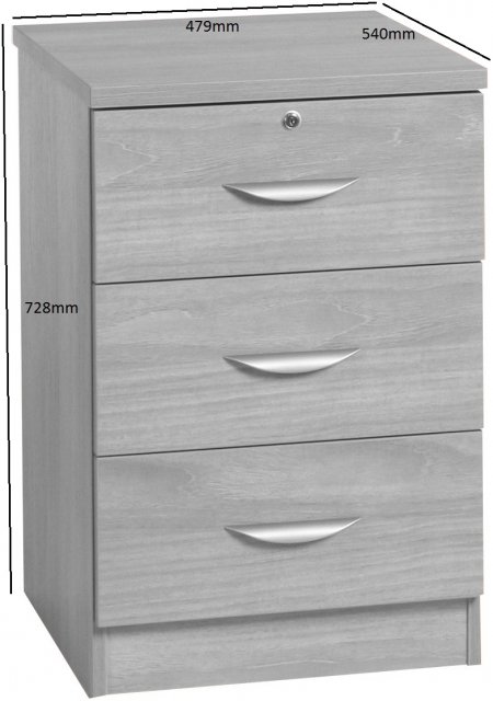 R White Cabinets Three Drawer Cd Dvd Storage Unit Storage