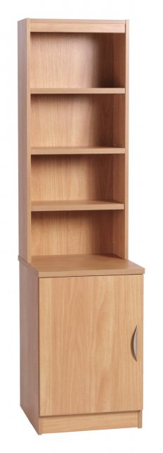 Desk Height Cupboard 480mm Wide with OSC Hutch