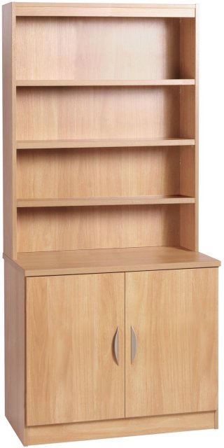 Desk Height Cupboard 850mm Wide with OSF Hutch