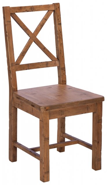 Baker Nickel Wooden Seat Dining Chair (Pair)