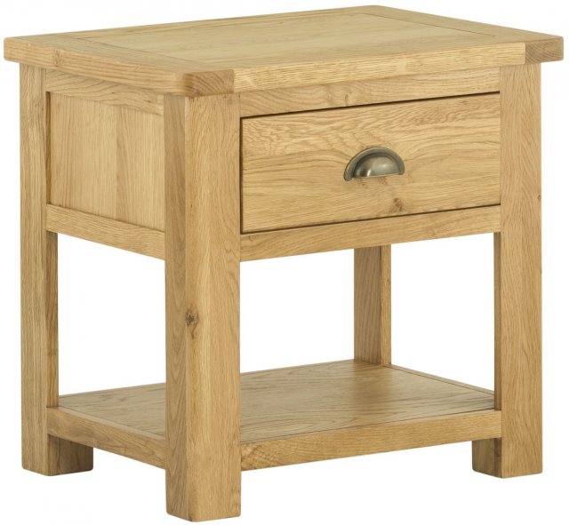 Portbury Lamp Table with Drawer