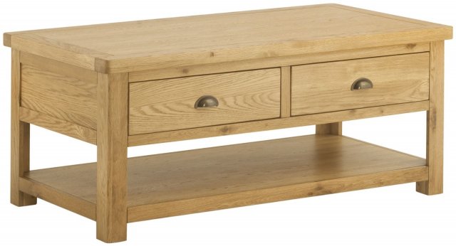 Portbury Coffee Table with Drawers