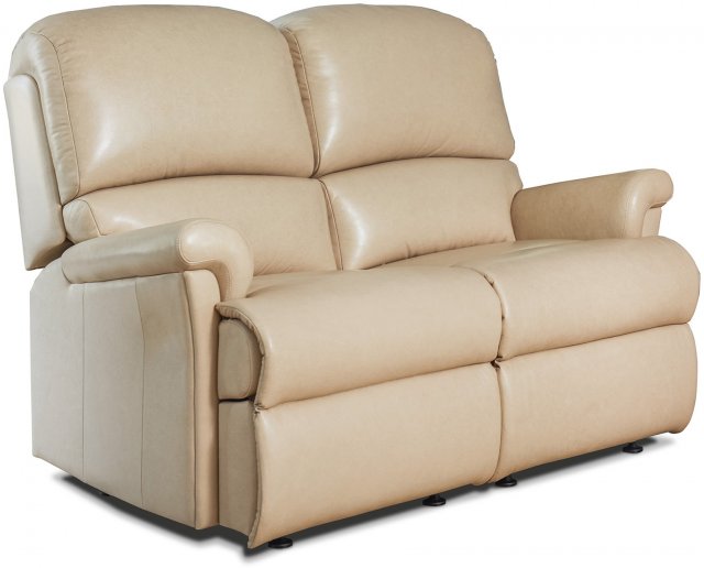 Sherborne Upholstery Nevada Small Fixed 2 Seater Sofa Sofas Living Homes Fixed 2 Seater Sofa, Nevada Leather Sofa