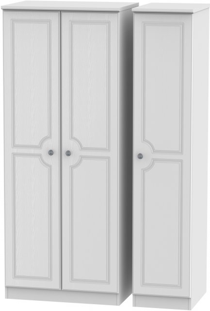 Welcome Bude Triple Plain Wardrobe