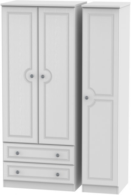 Welcome Bude Triple 2 Drawer Wardrobe