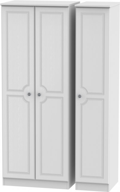 Welcome Bude Tall Triple Plain Wardrobe