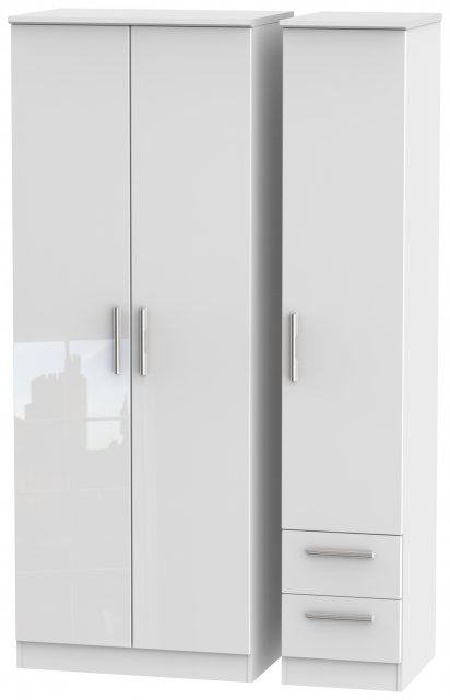 Welcome Infinity Tall Triple Plain + Drawer Robe