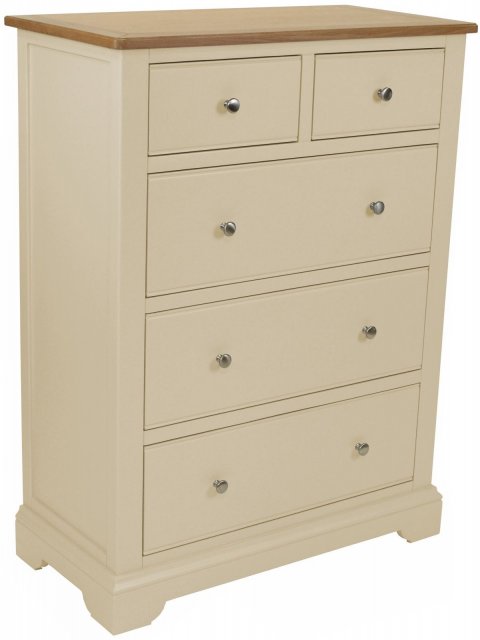 Hampton 2 over 3 Drawer Chest