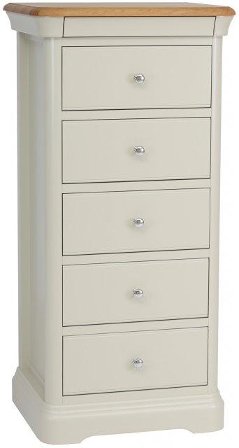 Cromwell 5 Drawer Tall Narrow Chest