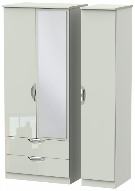 Welcome Cambridge Triple 2 Drawer Mirror Robe