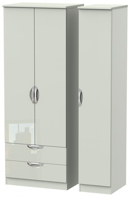 Welcome Cambridge Tall Triple 2 Drawer Robe