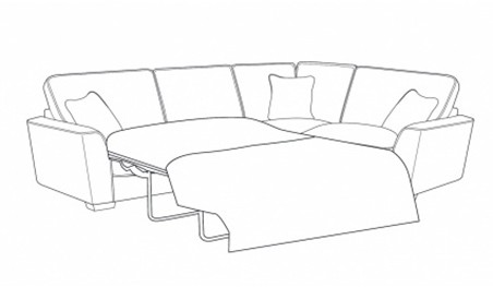 Buoyant Fantasia Corner Group Sofabed with 2 Arms