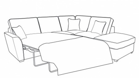 Buoyant Atlantis Corner Group Sofabed with End Stool