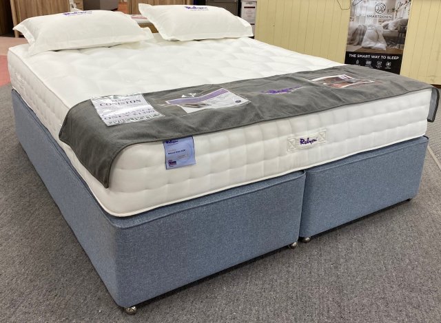 Clearance - Relyon Coniston Natural Wool 2200 6'0' (180cm) Superking size Divan Set